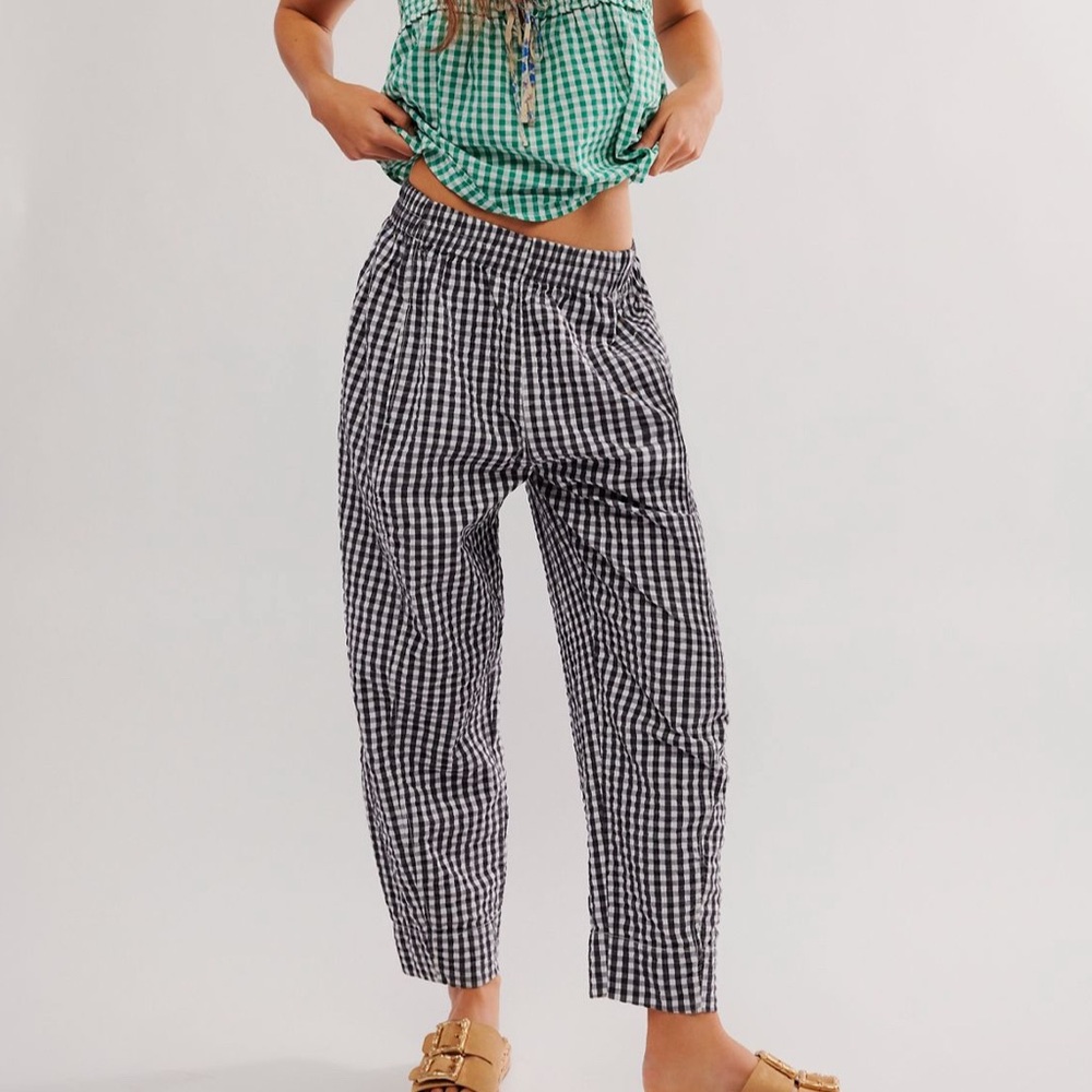 Free people Preppy Gingham Pants